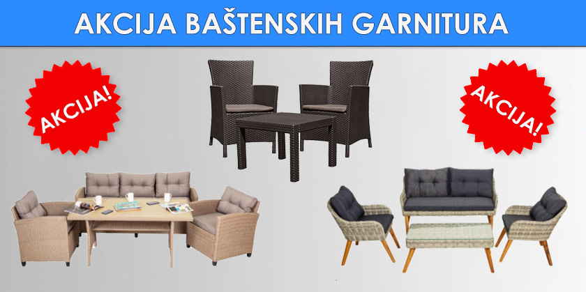 AKCIJA bastenskih garnitura 202r