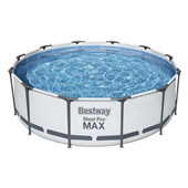 Bestway bazen Steel Pro MAX™ sa čeličnom konstrukcijom sa filter pumpom i merdevinama 366x100cm 56418