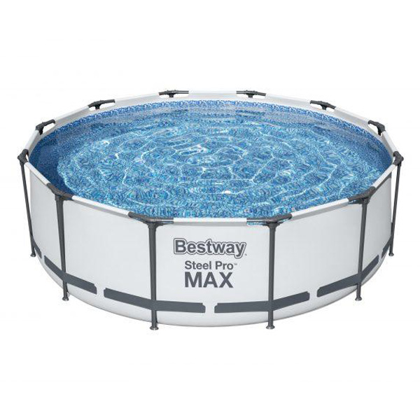 Bestway bazen Steel Pro MAX™ sa čeličnom konstrukcijom sa filter pumpom i merdevinama 366x100cm 56418