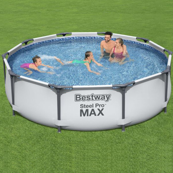 Bestway bazen Steel Pro MAX™ sa čeličnom konstrukcijom sa filter pumpom 305x76cm 56408