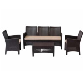 Baštenska garnitura Rattan 3 Brown 9403B