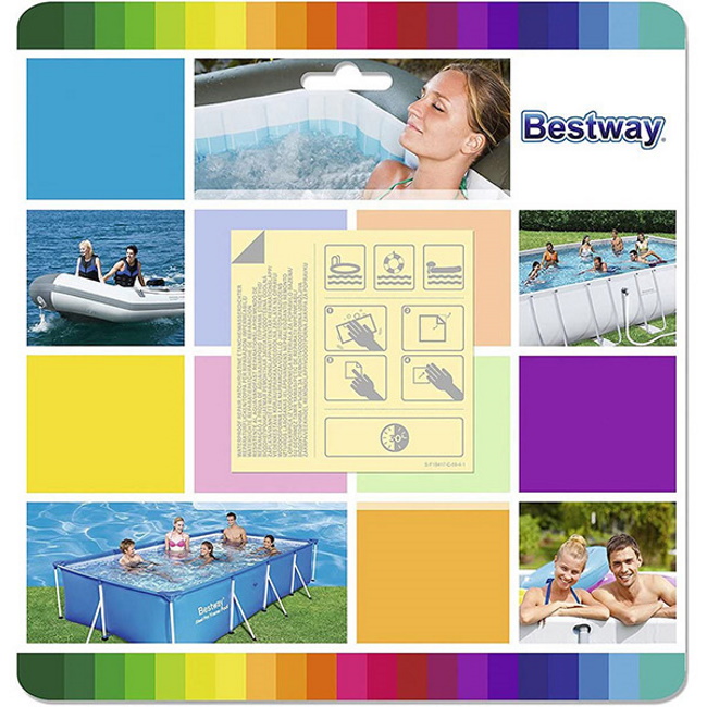 Bestway samolepljive zakrpe za bazen 6,5x6,5cm-1