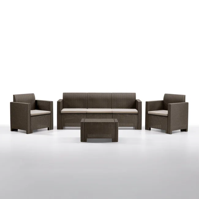 Bica baštenska garnitura Nebraska 3 braon Bica baštenska garnitura Nebraska 3 braon