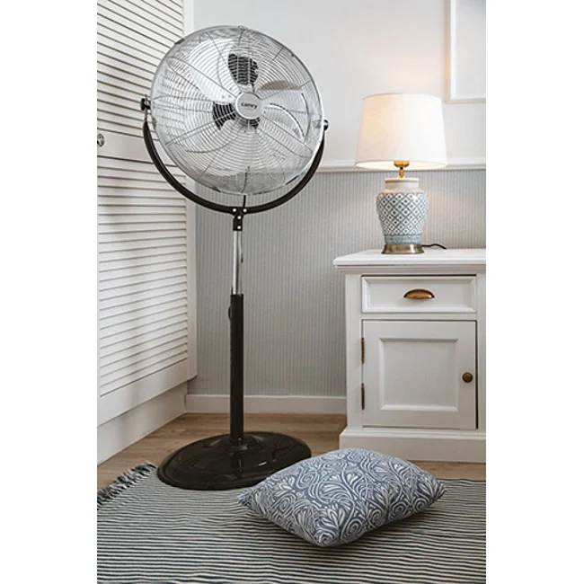 Camry stojeći hromirani ventilator CR7307 Camry stojeći hromirani ventilator CR7307