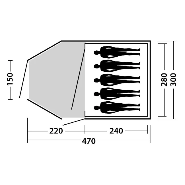 Easy Camp šator Eclipse 500 120282 Easy Camp šator Eclipse 500 120282