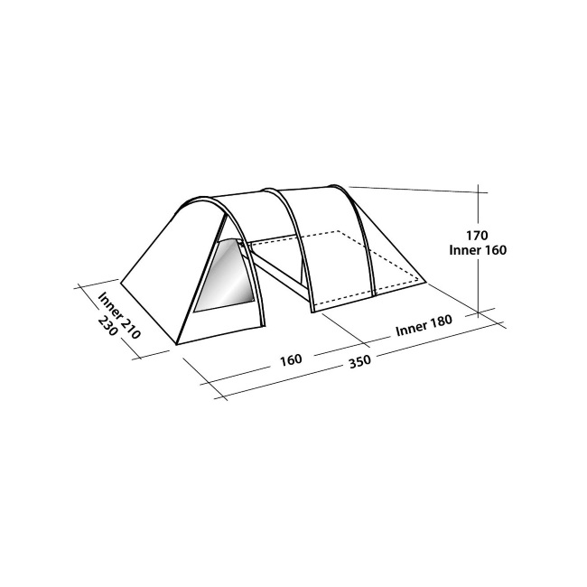 Easy Camp šator Galaxy 300 120288