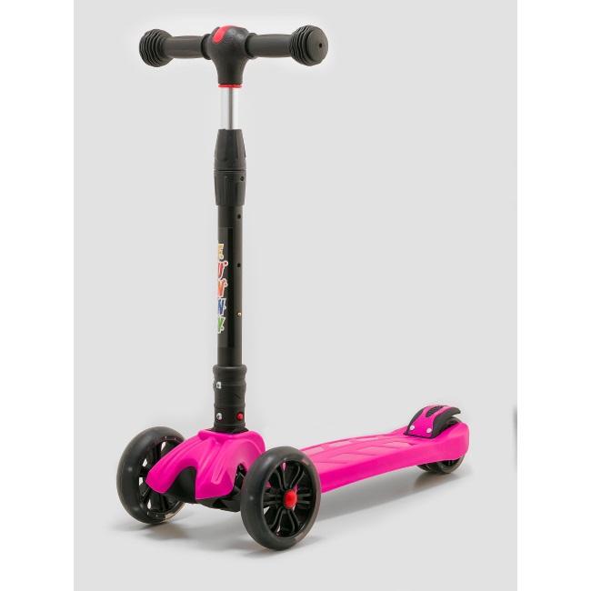 Fun Kids dečiji trotinet Funny sa svetlećim točkovima S920-PINK