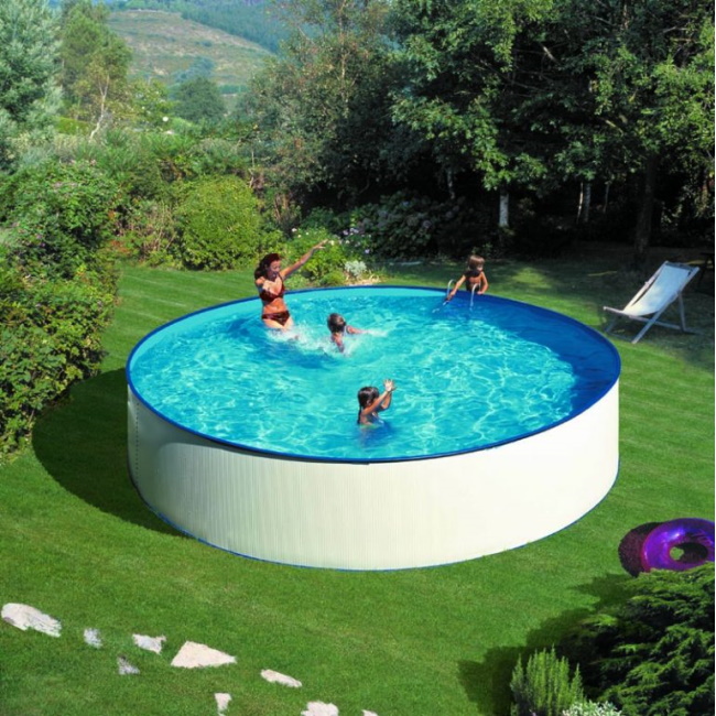 Gre okrugli montažni bazen Lanzerote 350x90cm-1