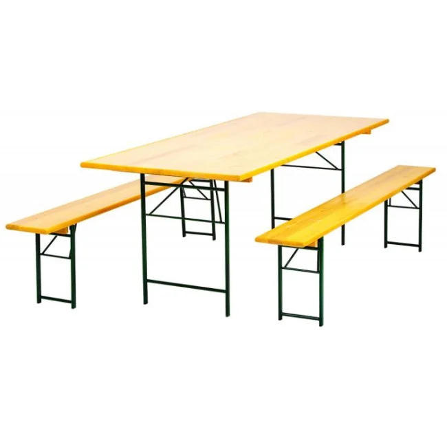 Green bay baštenski set Stout - sto + 2 klupe 200x90cm Green bay baštenski set Stout - sto + 2 klupe 200x90cm