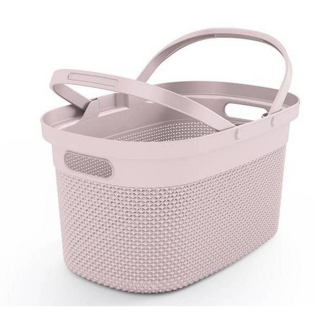 KIS korpa za veš Filo Shopping Basket 21l Desert rose KFSBDR-1