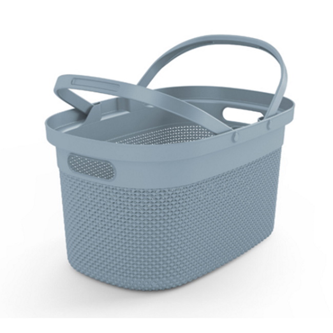 KIS korpa za veš Filo Shopping Basket 21l Smokey grey KFSBSG-1