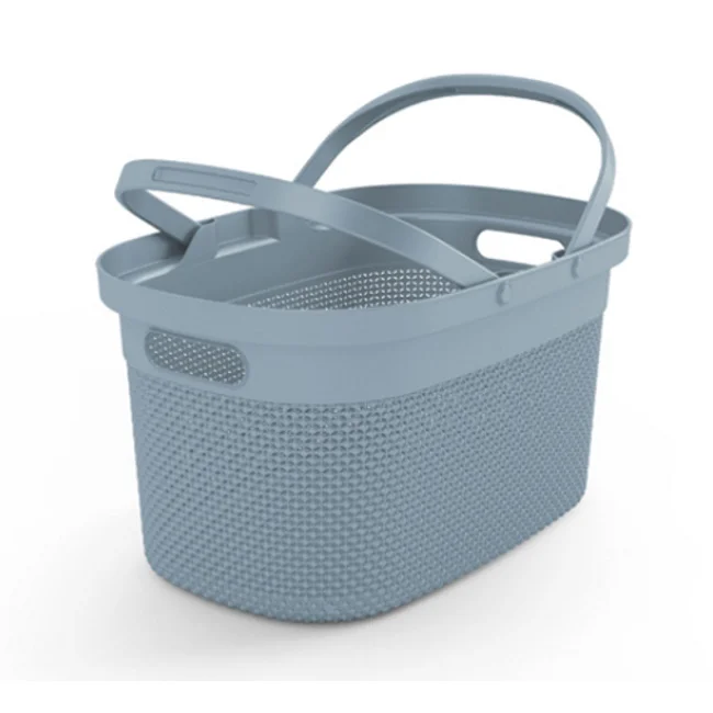 KIS korpa za veš Filo Shopping Basket 21l Smokey grey KFSBSG