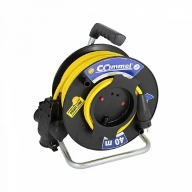 Kabl sa motalicom na PVC bubnju 280mm monofazni 40m Commel C200-312 Kabl sa motalicom na PVC bubnju 280mm monofazni 40m Commel C200-312