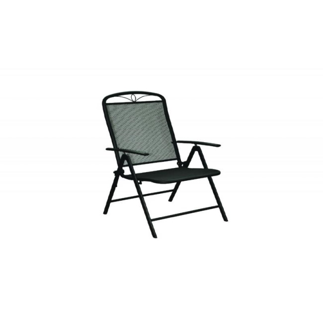 Alba metalna baštenska stolica sa podešavajućim naslonom 060348-1