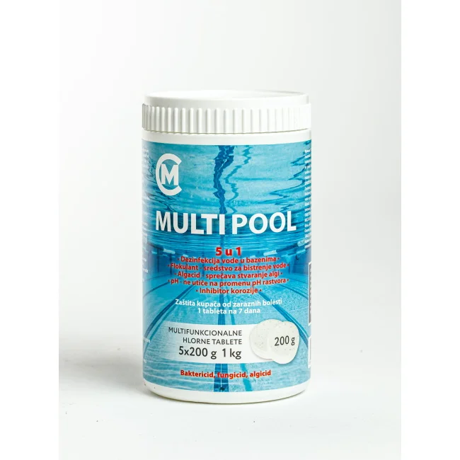 Multi pool tablete 200g - pakovanje 5kg Multi pool tablete 200g - pakovanje 5kg