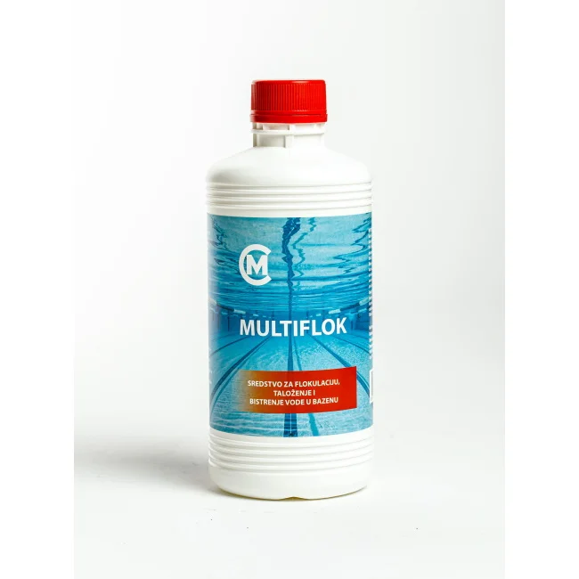 Multiflok Polialuminijumhlorid - sredstvo za flokulaciju, taloženje i bistrenje vode u bazenu 10l