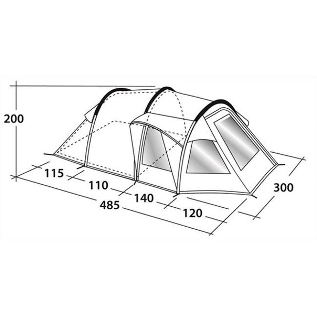 Outwell šator Nevada 4 110628-5