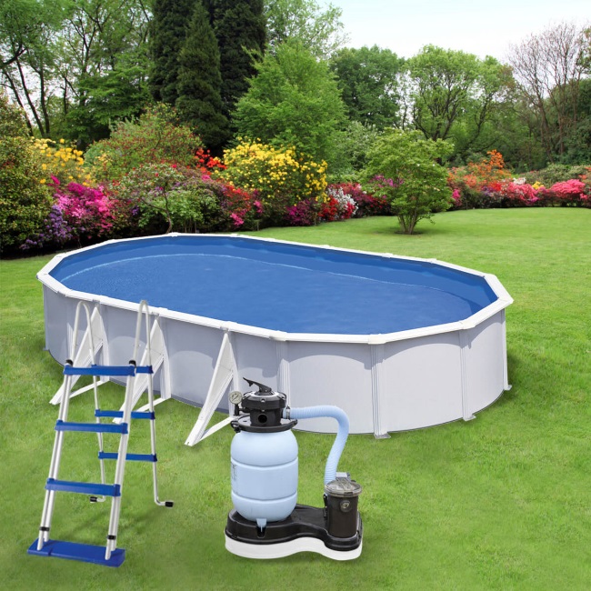 Pontaqua bazen Pooltrend 7,3x3,75x1,2m-1