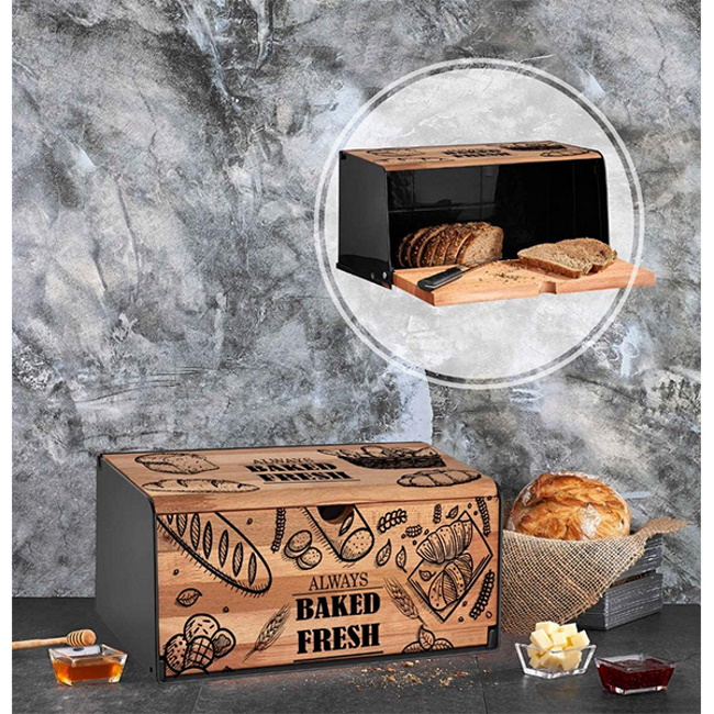 Sinbo drvena kutija za hleb TAB1162-3