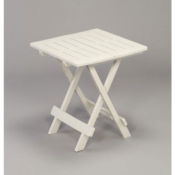 Baštenski sto plastični Adige 44 x 44 x 50cm - beli 030757