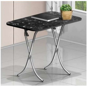Alesta sklopivi sto 70x100 cm Crni mermer AL10030CM