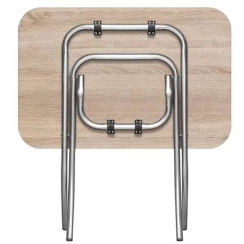  Alesta sklopivi sto 60x100 cm Drvo hrasta AL10028WD-3
