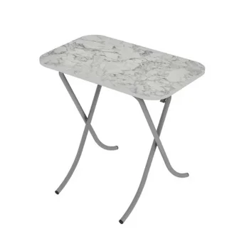 Alesta sklopivi sto 60x80 cm Beli mermer AL10026BM-1 Alesta sklopivi sto 60x80 cm Beli mermer AL10026BM-1