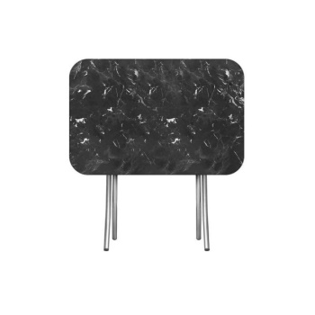 Alesta sklopivi sto 50x80 cm Crni mermer AL10025CM -2