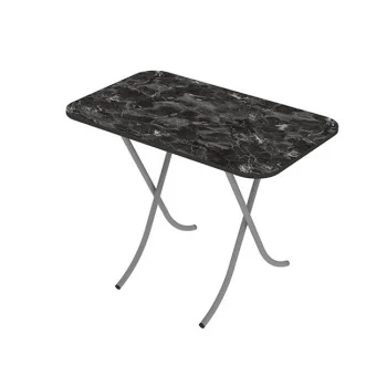 Alesta sklopivi sto 60x100 cm Crni mermer AL10028CM-1