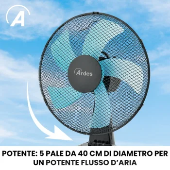 Ardes ventilator stoni 50W Crno plavi AR5ST40N-1 Ardes ventilator stoni 50W Crno plavi AR5ST40N-1