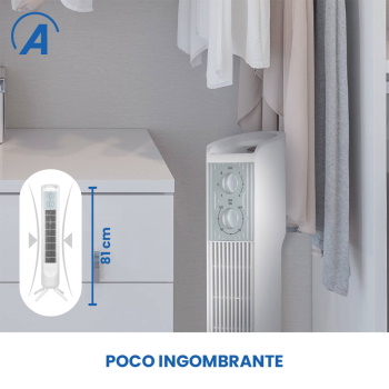Ardes ventilator stubni 81cm Beli AR5T802-6