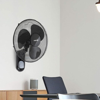 Ardes ventilator zidni sa daljinskim upravljačem i tajmerom 50W Crni AR5W40R-1