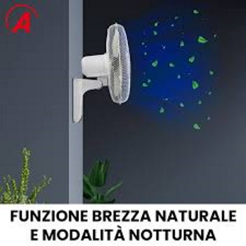 Ardes ventilator zidni sa daljinskim upravljačem i tajmerom 50W Beli AR5W40RW-3
