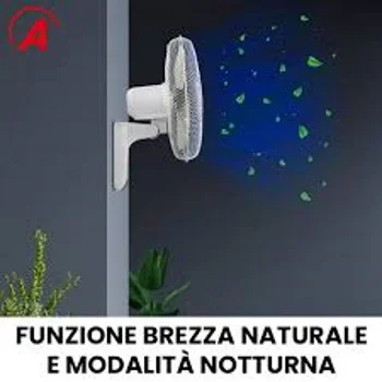 Ardes ventilator zidni sa daljinskim upravljačem i tajmerom 50W Beli AR5W40RW-3 Ardes ventilator zidni sa daljinskim upravljačem i tajmerom 50W Beli AR5W40RW-3