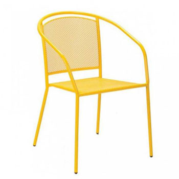 Arko metalna stolica žuta 051115