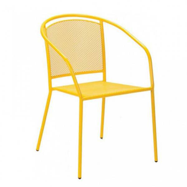 Arko metalna stolica žuta 051115-1