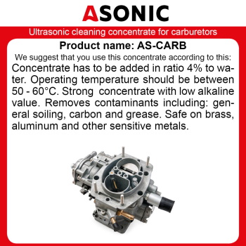 Asonic ultrazvučni koncentrat za čišćenje 1l AS-CARB-1-1