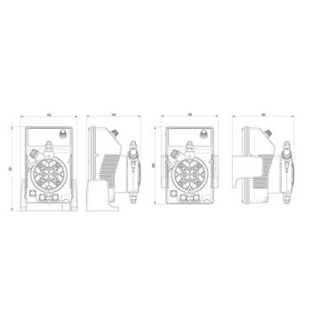 Astral dozirna pumpa za bazensku hemiju Exactus Manual 10l/h - 5 bar-1