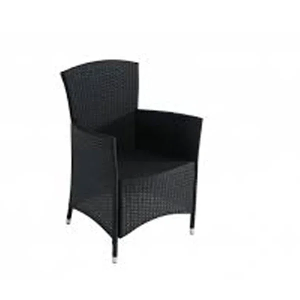 Atlantic baštenska fotelja od ratana crna 047011 Atlantic baštenska fotelja od ratana crna 047011