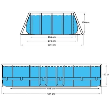 Avenli montažni bazen 427x275x100cm - 8073l ED-26-372000-7