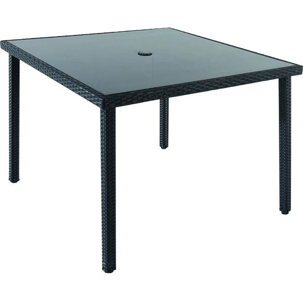 Avola baštenski sto od ratana crni 047006