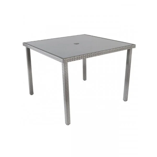 Avola baštenski sto od ratana sivi 047062