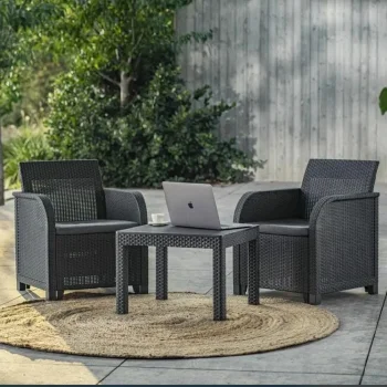 Keter balkonski set Rosalie grafit CU 249588-1 Keter balkonski set Rosalie grafit CU 249588-1