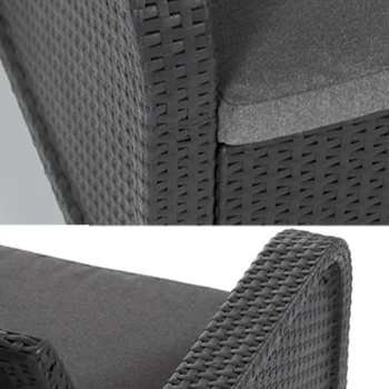 Keter balkonski set Rosalie grafit CU 249588-2 Keter balkonski set Rosalie grafit CU 249588-2