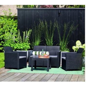 Baštenski set  Marie 2 seater grafit CU 252642-1