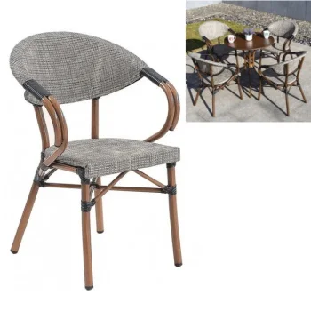 Baštenska stolica Lazarus siva KJF011S Baštenska stolica Lazarus siva KJF011S