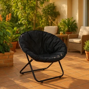 Baštenska stolica 80x80x76cm - crna LP-718000C Baštenska stolica 80x80x76cm - crna LP-718000C