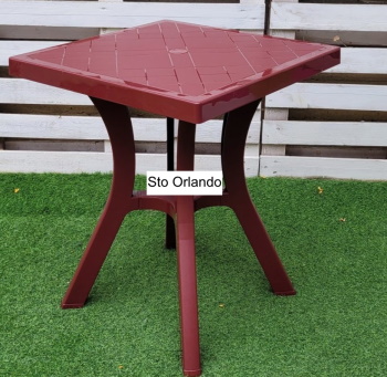 Baštenski set Sto Orlando + 2 stolice Valerija bordo-2