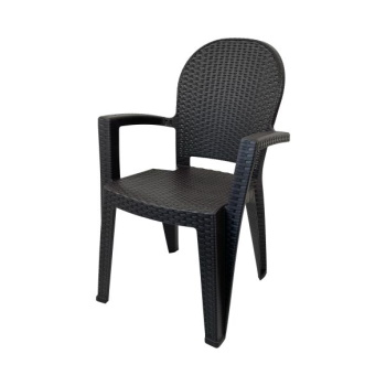 Baštenski set Sto Orfeo + 4 stolice Avala 80x80cm braon-3