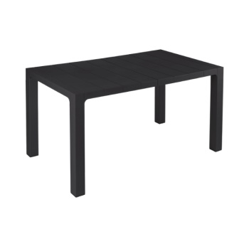 Baštenski set Sto Orfeo + 4 stolice Avala 80x80 antracit-3